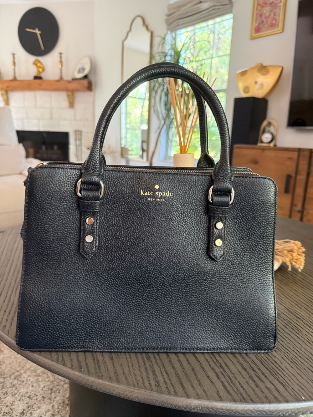 Kate Spade New York Lise Mulberry Street Leather Top-Handle Satchel